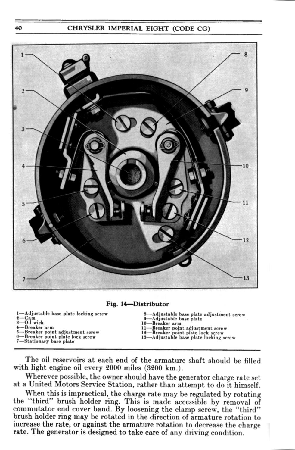 1931 Chrysler Imperial Owners Manual Page 31